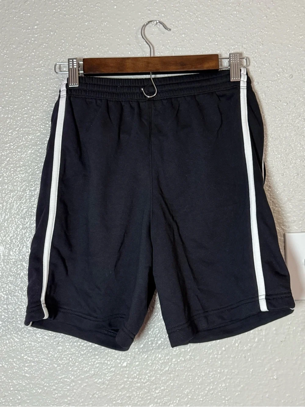 Nwt Converse Kids Black Athletic Dept 1908 Track Shorts Size L 12-13yrs